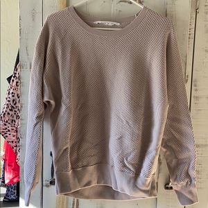 NWOT Athleta Waffle Knit Sweater
